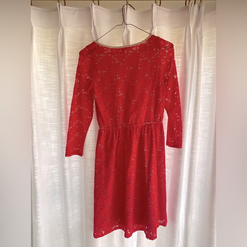 Red dress